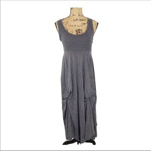 Romeo & Juliet Couture Gray Ribbed Tank Dress M